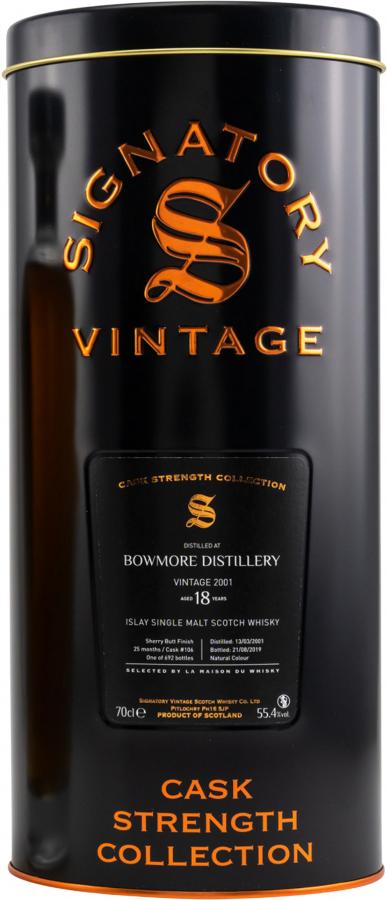 Bowmore 2001 SV