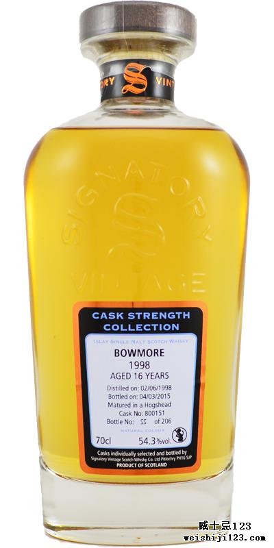 Bowmore 1998 SV