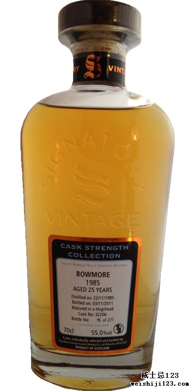 Bowmore 1985 SV