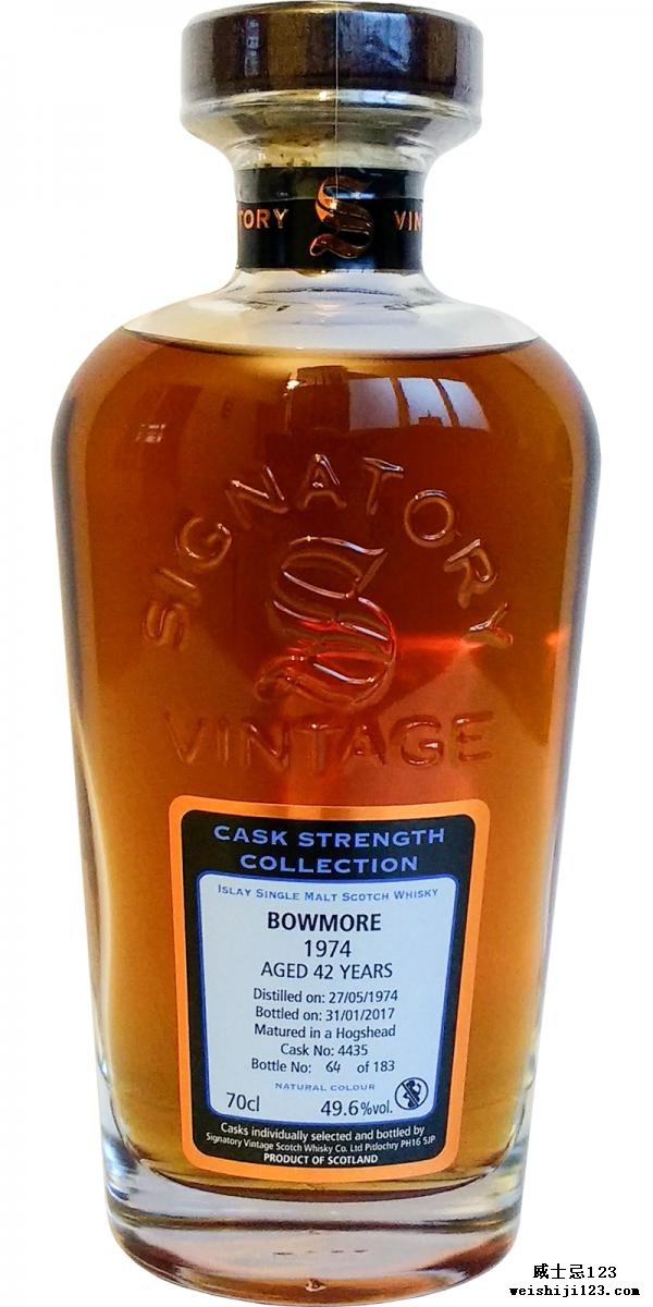 Bowmore 1974 SV