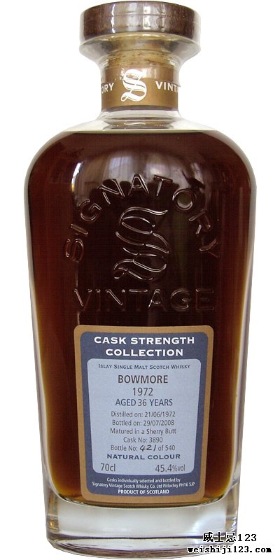 Bowmore 1972 SV