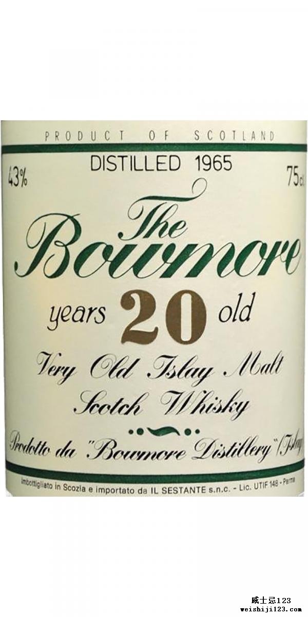 Bowmore 1965 Ses