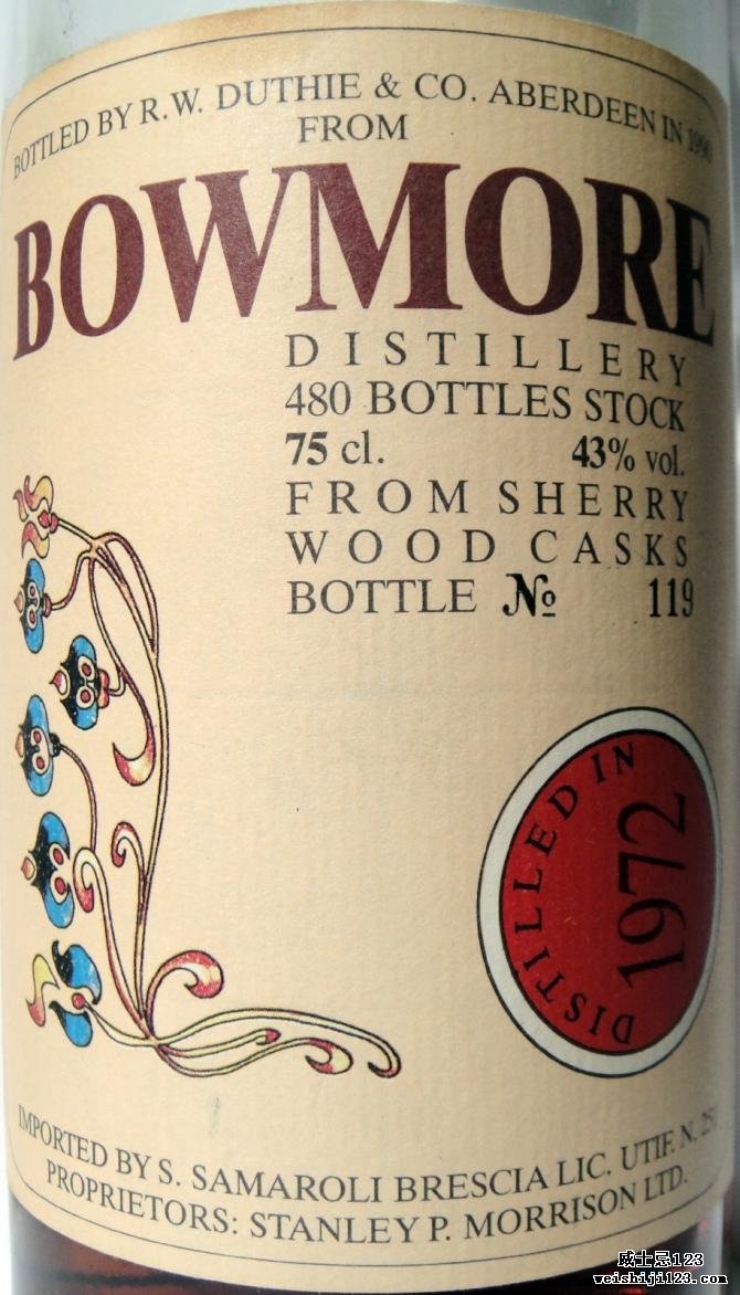 Bowmore 1972 Sa