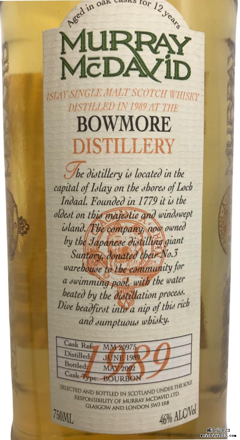 Bowmore 1989 MM