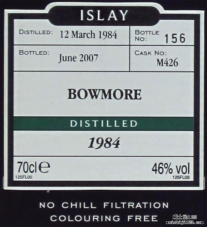 Bowmore 1984 Mg