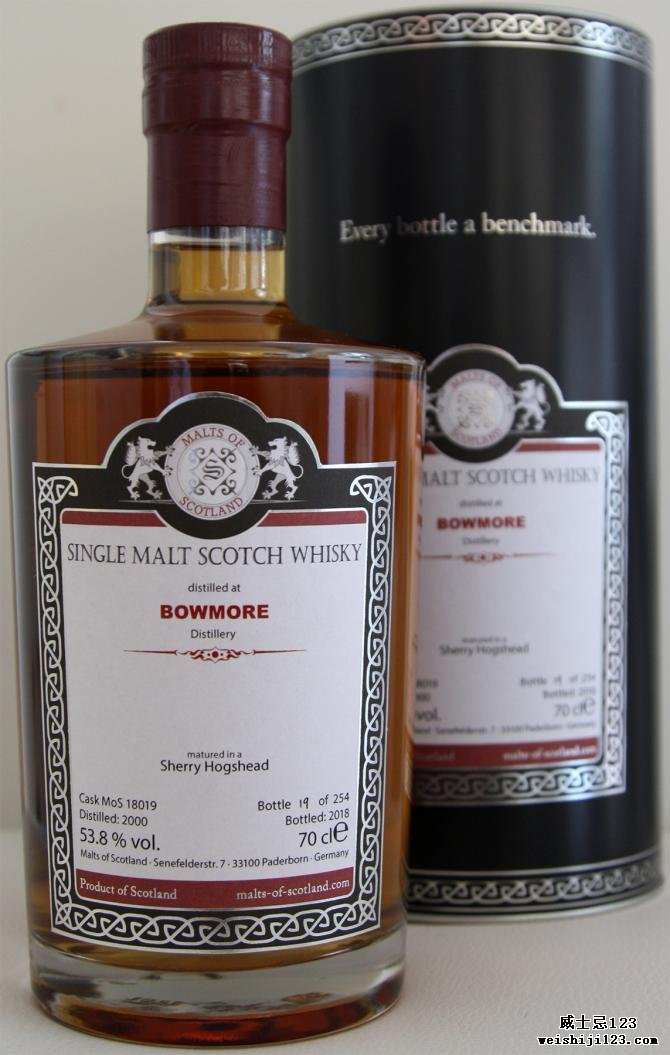 Bowmore 2000 MoS