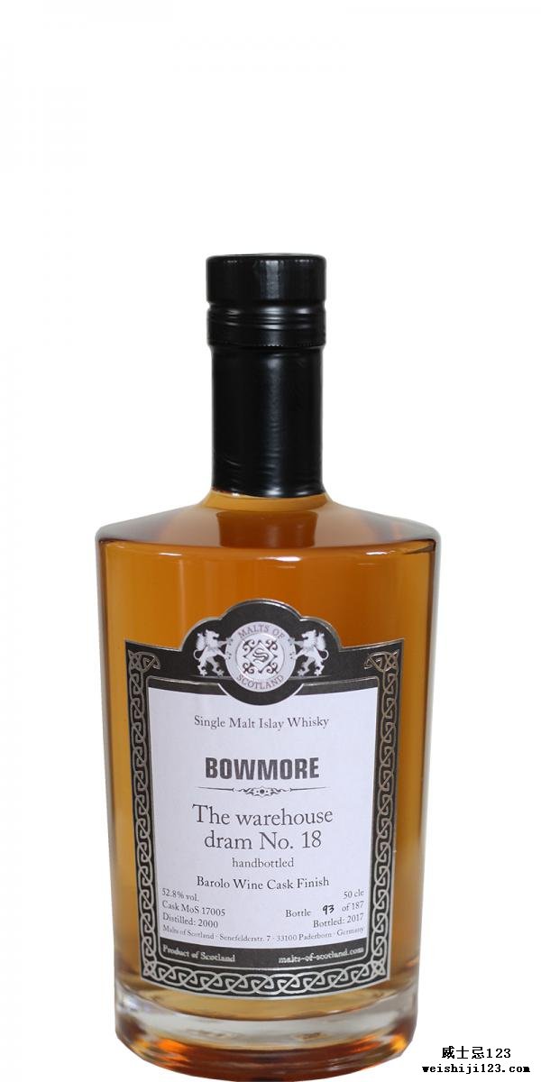 Bowmore 2000 MoS