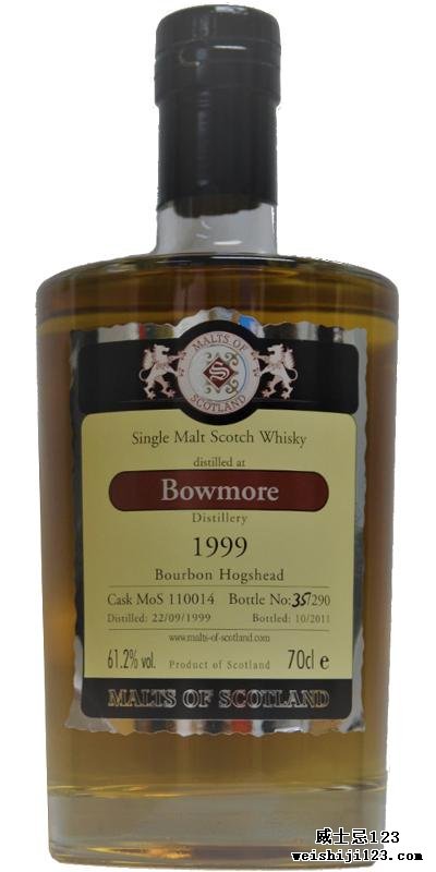 Bowmore 1999 MoS