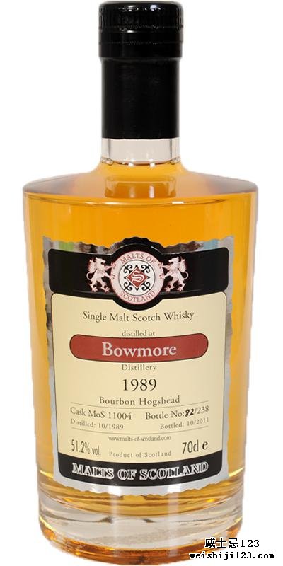 Bowmore 1989 MoS