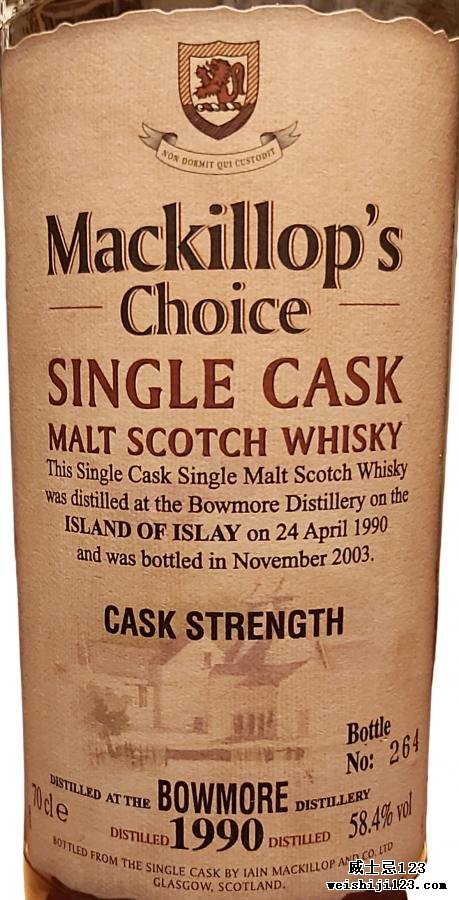 Bowmore 1990 McC