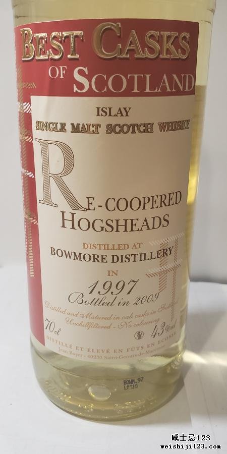 Islay Single Malt Scotch Whisky 1997 JB