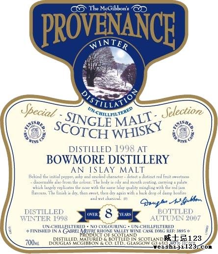 Bowmore 1998 McG