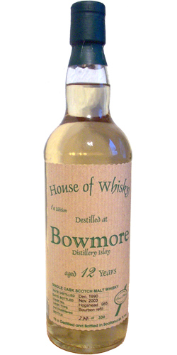 Bowmore 1990 HoW