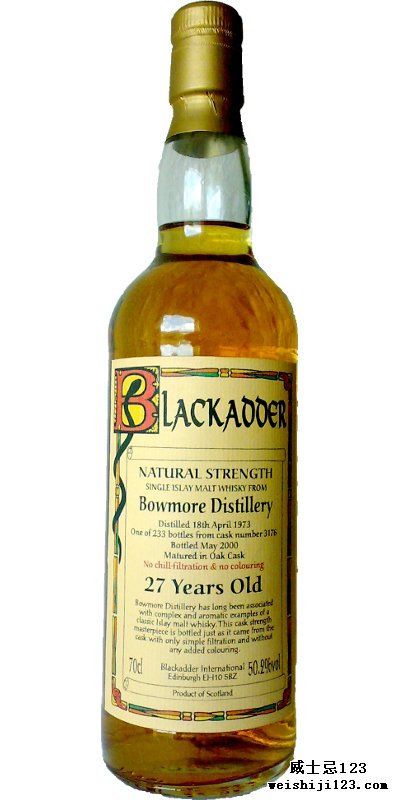 Bowmore 1973 BA