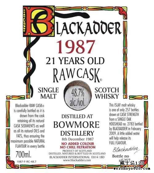 Bowmore 1987 BA