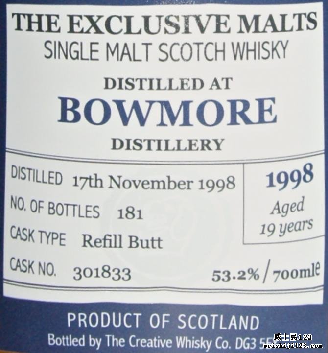 Bowmore 1998 CWC