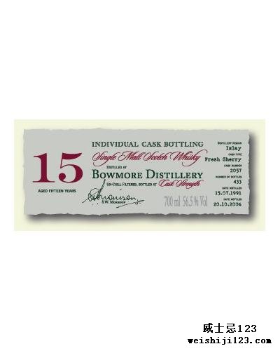 Bowmore 1991 DR