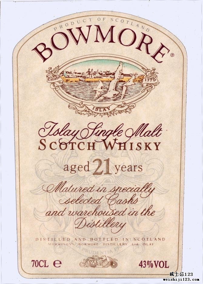 Bowmore 21-year-old