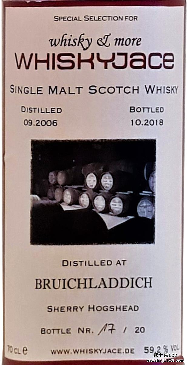 Bruichladdich 2006 WJ