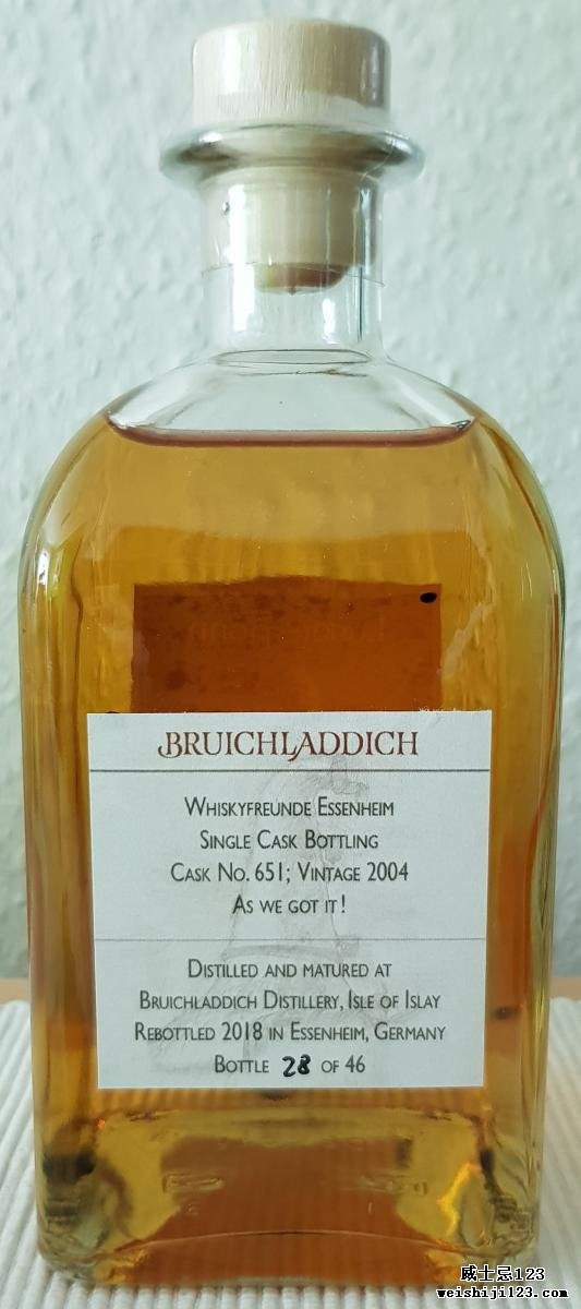 Bruichladdich 2004 WE