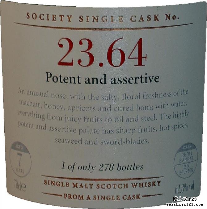 Bruichladdich 2002 SMWS 23.64