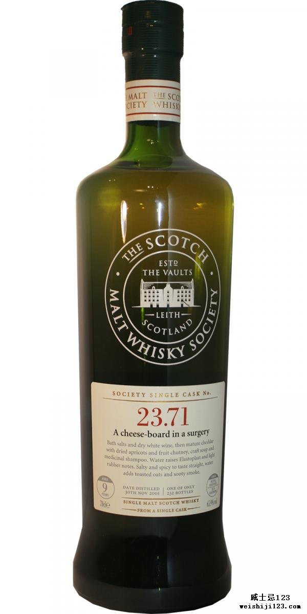 Bruichladdich 2001 SMWS 23.71