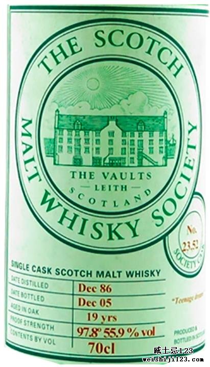 Bruichladdich 1986 SMWS 23.52