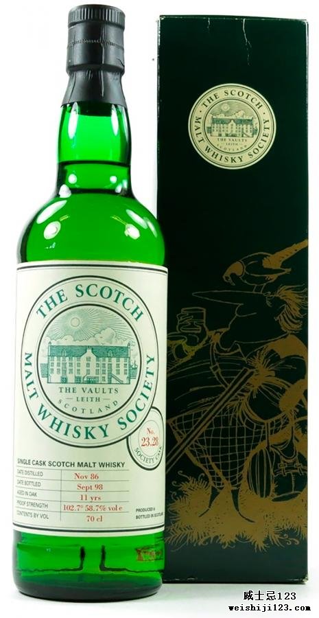 Bruichladdich 1986 SMWS 23.28