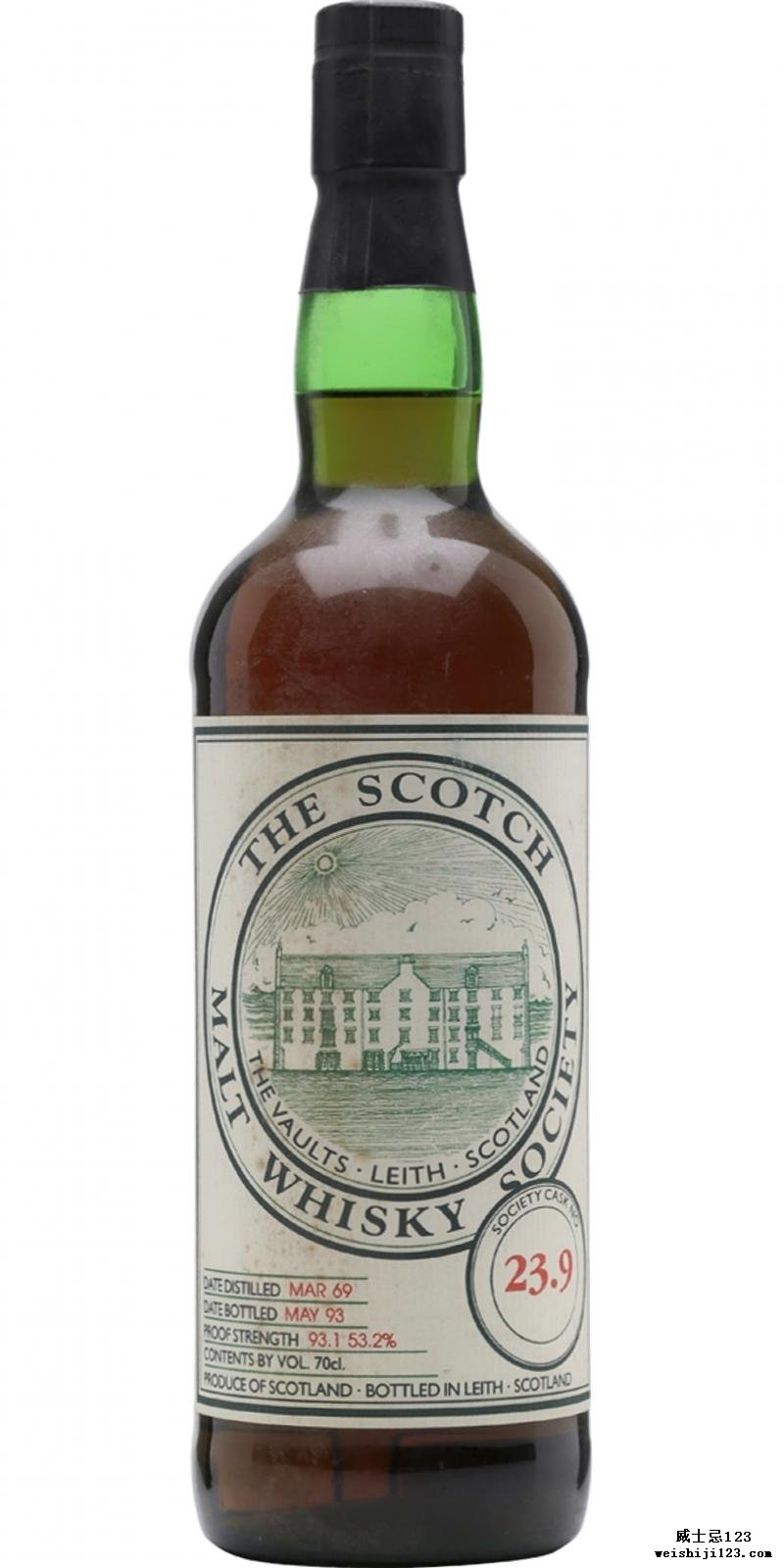 Bruichladdich 1969 SMWS 23.9