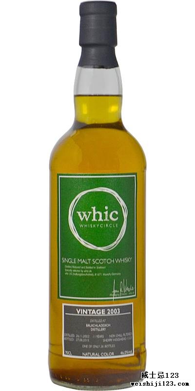 Bruichladdich 2003 whic