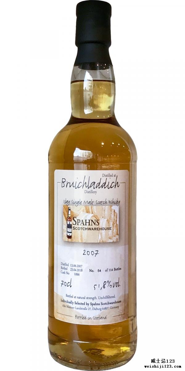 Bruichladdich 2007 SpSw