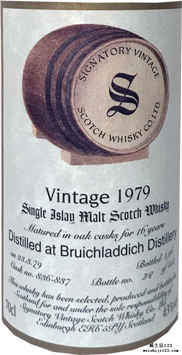 Bruichladdich 1979 SV