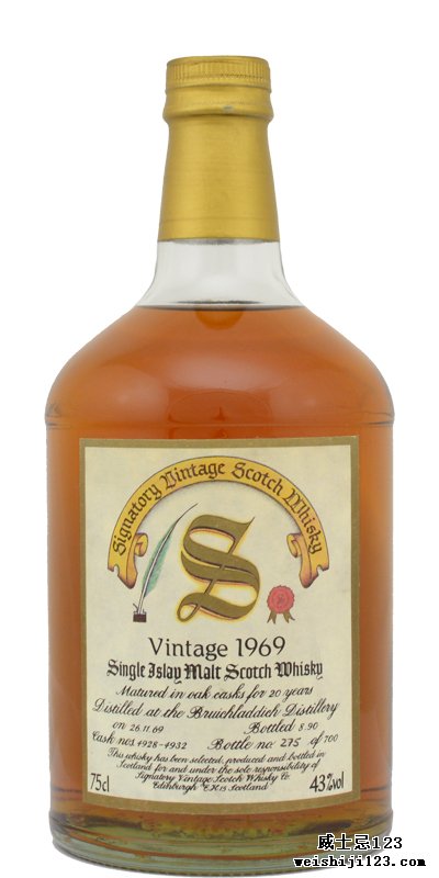 Bruichladdich 1969 SV