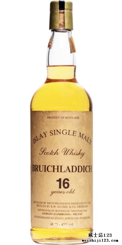 Bruichladdich 16-year-old RWD