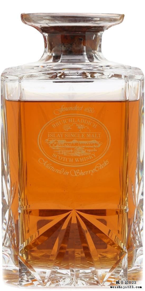 Bruichladdich Sherry Cask Edinburgh Crystal Decanter