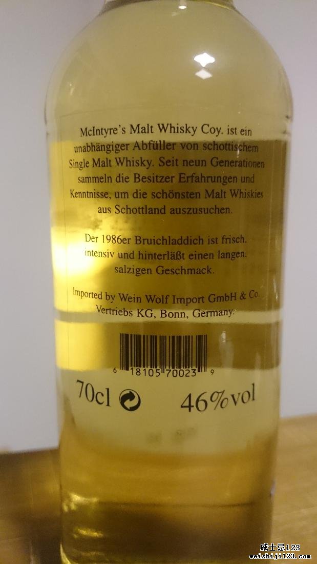 Bruichladdich 1986 MMcD