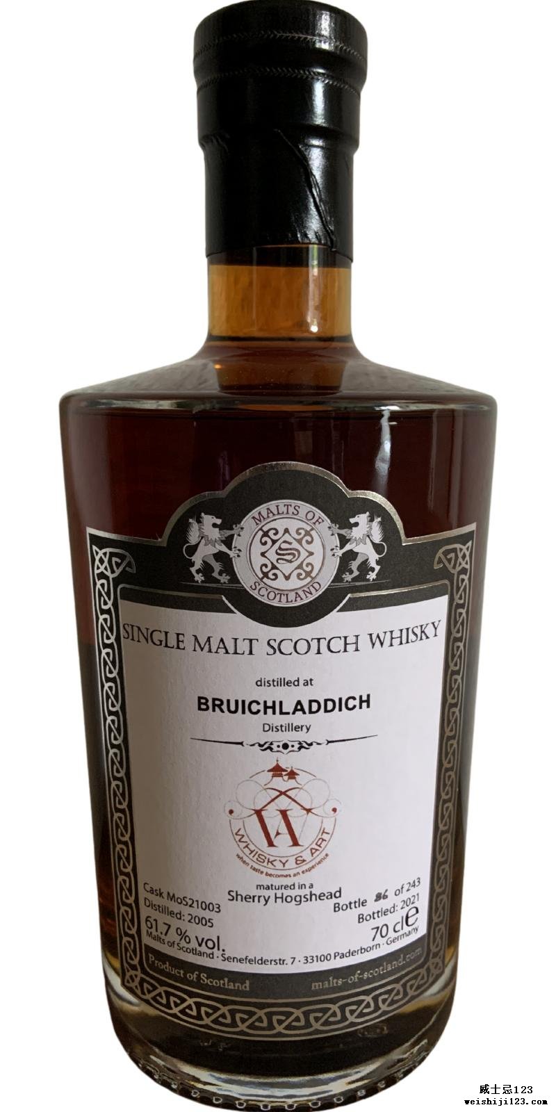 Bruichladdich 2005 MoS