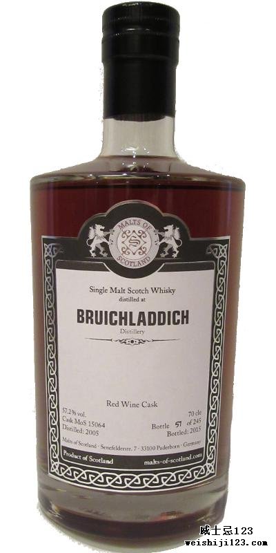 Bruichladdich 2005 MoS