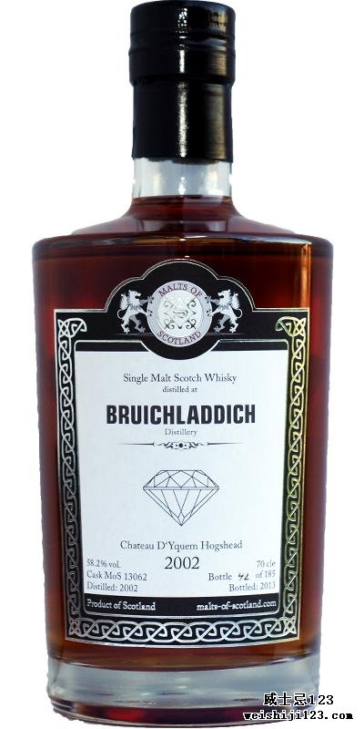 Bruichladdich 2002 MoS