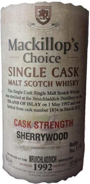 Bruichladdich 1992 McC