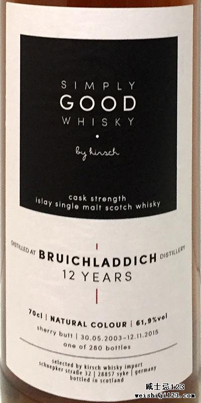 Bruichladdich 2003 KI