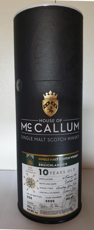 Bruichladdich 2009 HoMc