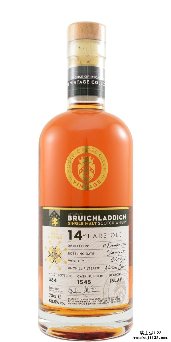 Bruichladdich 2004 HoMc