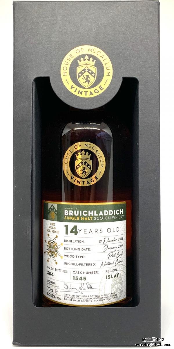 Bruichladdich 2004 HoMc