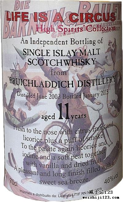 Bruichladdich 2003 HSC