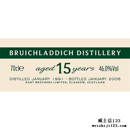 Bruichladdich 1991 HB