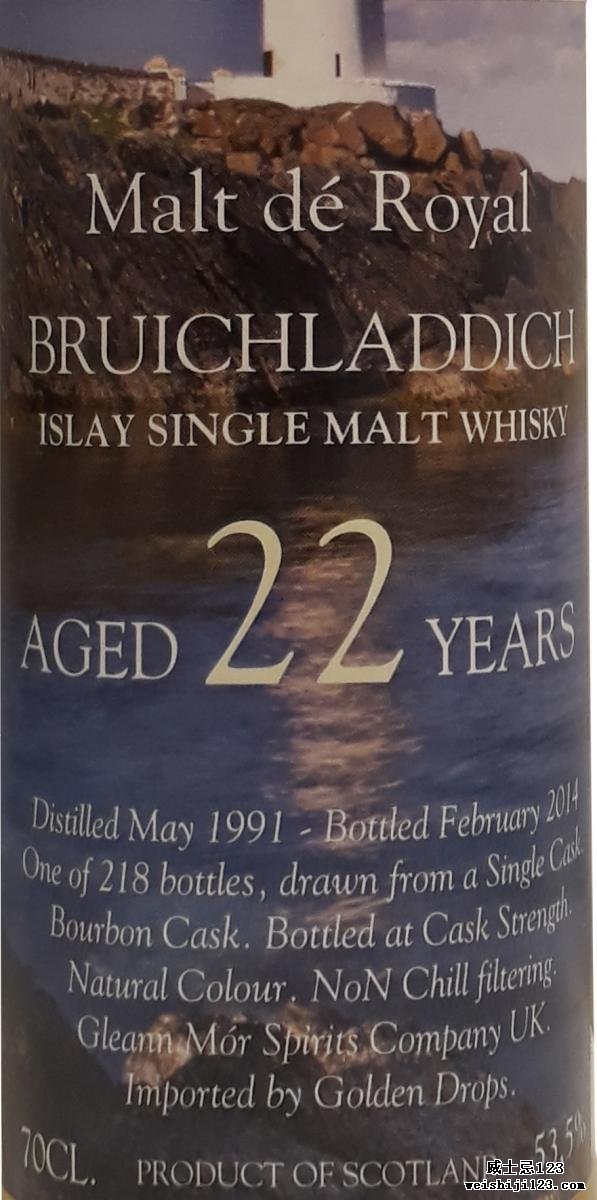 Bruichladdich 1991 GlMo