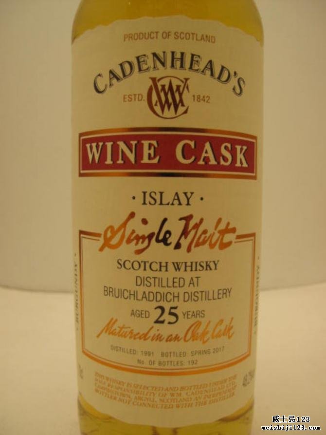 Bruichladdich 1991 CA