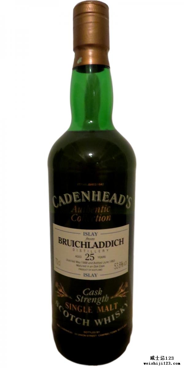 Bruichladdich 1968 CA