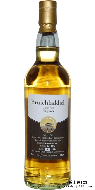 Bruichladdich 2001 F.dk
